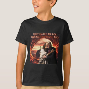 Camiseta Me Odiaba Por Decir La Verdad A Jesús Trump 2012
