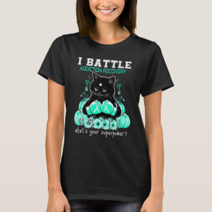Camiseta Me opongo al gato para la recuperación de adiccion