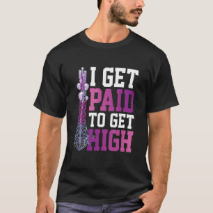 Camiseta Me Pagan Para Obtener Trabajos De Alta Electricida