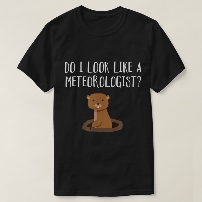 Camiseta ¿Me Parece Gracioso El Día Del Meteorólogo? (Diseño del anverso)