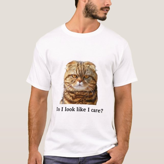 Camiseta "Me parece que me importa" Grumpy Cat (Anverso)