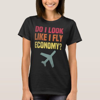 Camiseta ¿Me Parece Que Vuelo A Economía Divertida Viñeta T