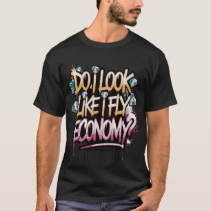 Camiseta ¿Me Parece Que Vuelo A La Economía? Graffiti fresc