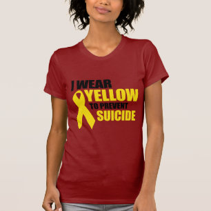 Camiseta Me pongo amarillo para prevenir el suicidio