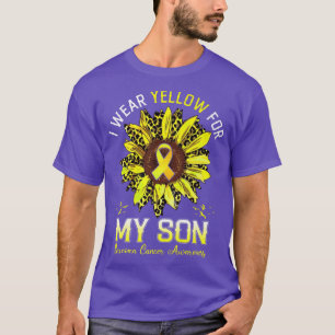 Camiseta Me Pongo Amarillo Por Mi Hijo Sarcoma Conciencia S