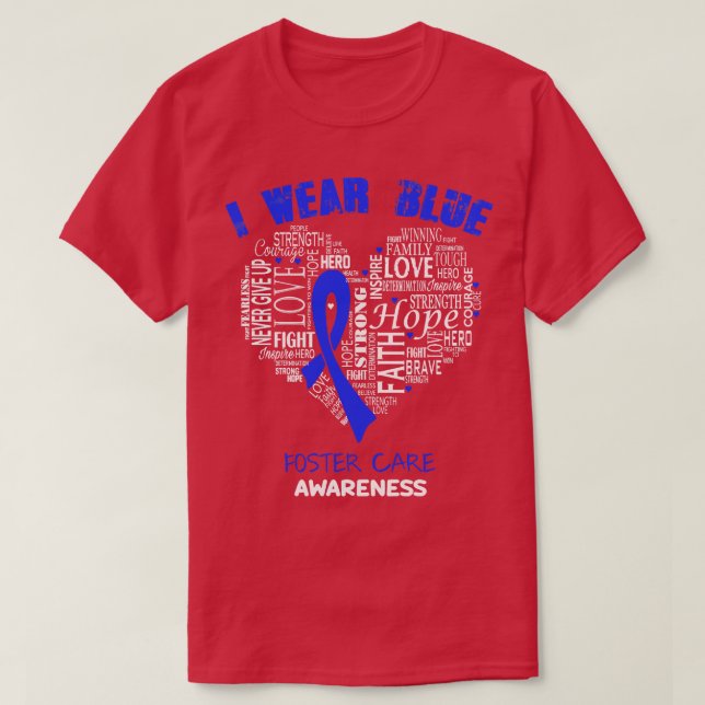 Camiseta Me Pongo Azul Para Concienciación Sobre El Cuidado (Diseño del anverso)