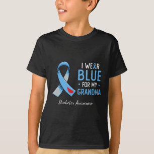 Camiseta Me pongo azul para mi abuela para la toma de conci