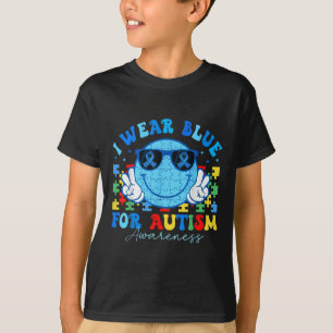 Camiseta Me Pongo Azul Por Autismo, Conciencia Mes De Maest