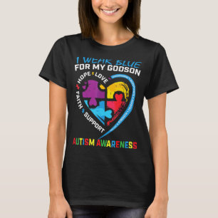Camiseta Me Pongo Azul Por El Rompecabezas Del Autismo De M