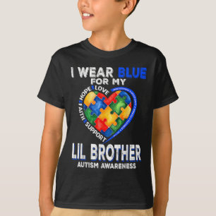 Camiseta Me Pongo Azul Por Mi Hermano Lil Concienciación So