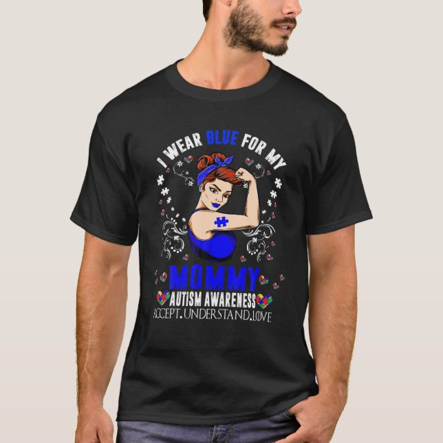Camiseta Me Pongo Azul Por Mi Mes De Conciencia Sobre El Au (Anverso)