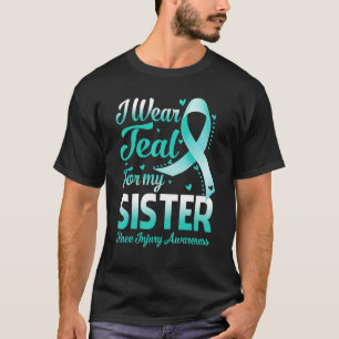 Camiseta Me pongo azul turquesa por la cinta de concienciac