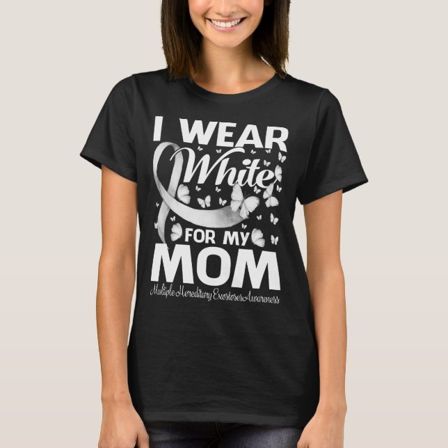 Camiseta Me Pongo Blanco Para Mi Mamá Múltiple Hereditario (Anverso)