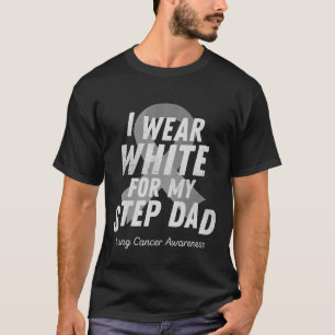 Camiseta Me Pongo Blanco Por La Cinta De Cáncer De Pulmón D