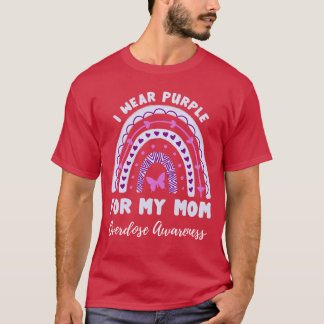 Camiseta Me pongo morado por la conciencia del sobredosis d