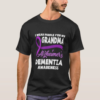 Camiseta Me pongo morado por mi abuela con Alzheimer