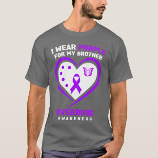 Camiseta Me pongo morado por mi hermano Conciencia de sobre