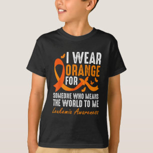 Camiseta Me pongo naranja por alguien que significa el mund