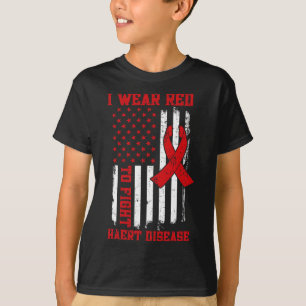 Camiseta Me Pongo Rojo Para Luchar Concienciación Americana
