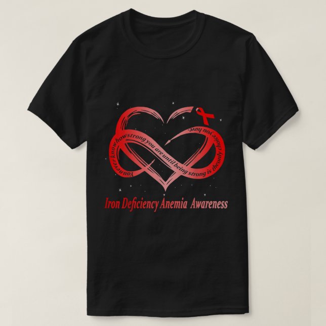 Camiseta Me Pongo Rojo Por Deficiencia De Hierro Anemia Sen (Diseño del anverso)