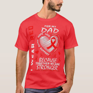 Camiseta Me Pongo Rojo Por La Cinta De Concienciación De La