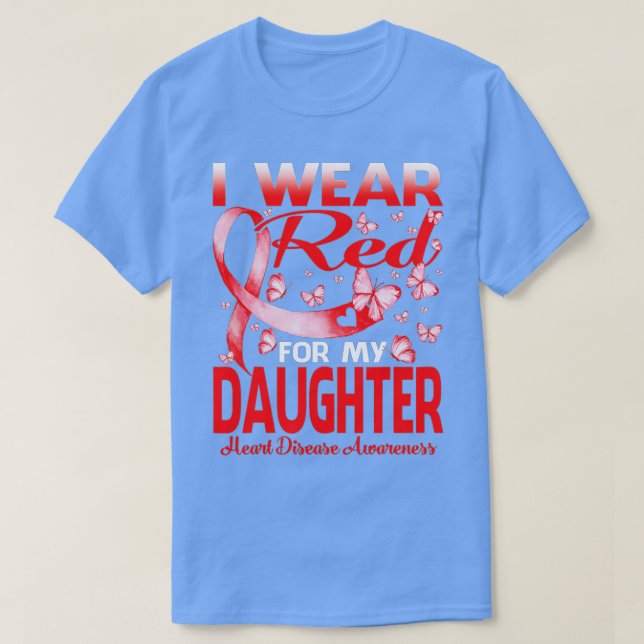 Camiseta Me Pongo Rojo Por La Conciencia De La Enfermedad C (Diseño del anverso)