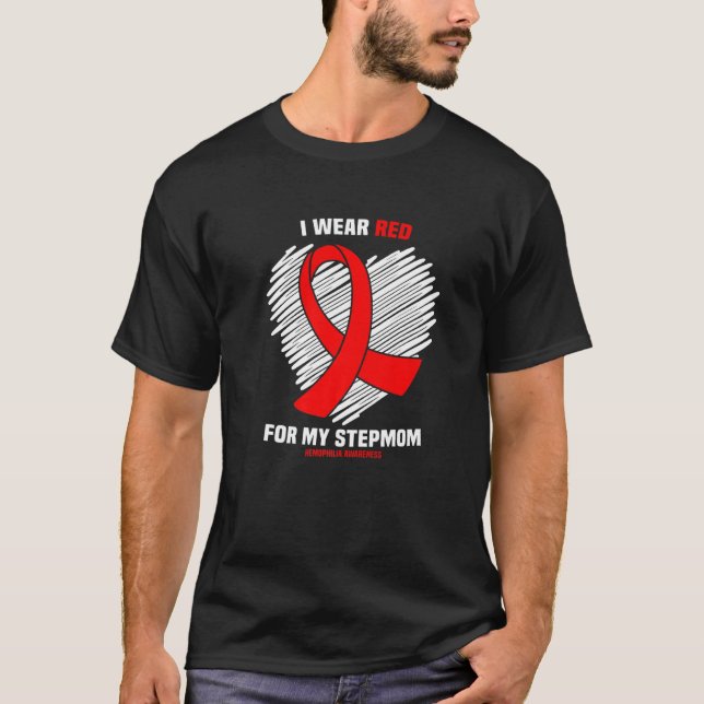 Camiseta Me Pongo Rojo Por La Conciencia De Mi Madre Hemofl (Anverso)