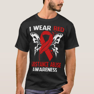 Camiseta Me Pongo Rojo Por La Conciencia Del ABUSO DE SUSTA