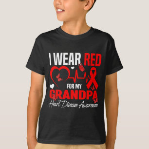 Camiseta Me pongo rojo por la concienciación sobre la enfer