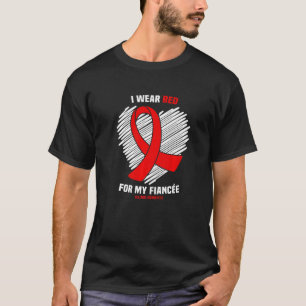 Camiseta Me Pongo Rojo Por Mi Concienciación Sobre El Vih