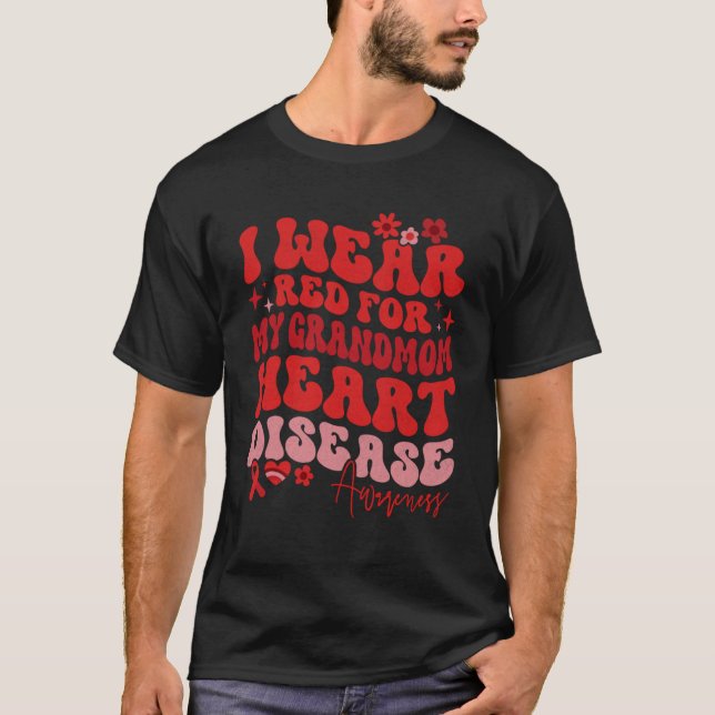 Camiseta Me Pongo Rojo Por Mi Enfermedad Cardíaca De GrandM (Anverso)