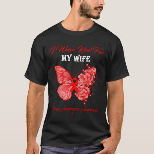 Camiseta Me Pongo Rojo Por Mi Esposa Concienciación Sobre E