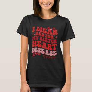 Camiseta Me Pongo Rojo Por Mi Hermana Enfermedad Del Corazó