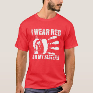 Camiseta Me Pongo Rojo Por Mi Hermana - Nativa Estadouniden