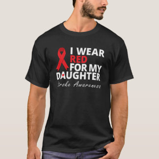 Camiseta Me Pongo Rojo Por Mi Hija, Concienciar A Surviv