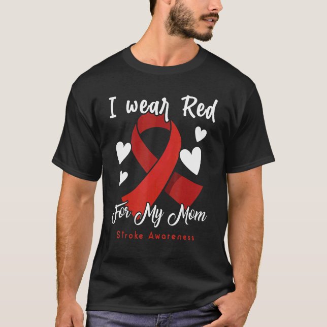 Camiseta Me Pongo Rojo Por Mi Mamá, Sobreviviente De La Con (Anverso)