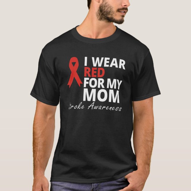 Camiseta Me Pongo Rojo Por Mi Mamá, Sobreviviente De La Con (Anverso)
