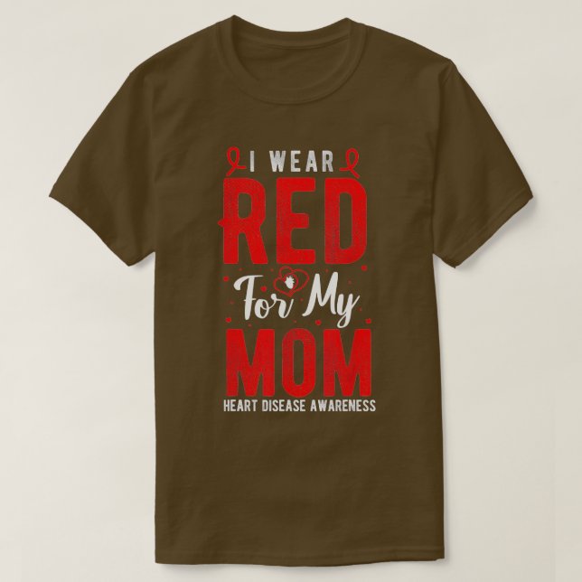 Camiseta Me Pongo Rojo Por Mi Mes De Concienciación Sobre L (Diseño del anverso)