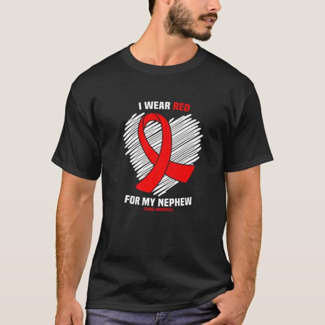 Camiseta Me Pongo Rojo Por Mi Sobrino Concienciación (Anverso)