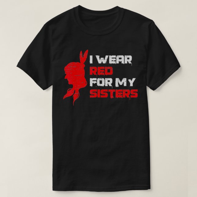 Camiseta Me Pongo Rojo Por Mis Hermanas (Diseño del anverso)