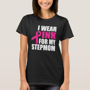 Camiseta Me pongo rosa por el cáncer de mama de mi madrastr
