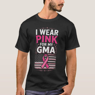 Camiseta Me pongo rosa por mi abuela GMA Patriótica America