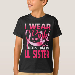 Camiseta Me pongo rosa por mi hermanita para la conciencia
