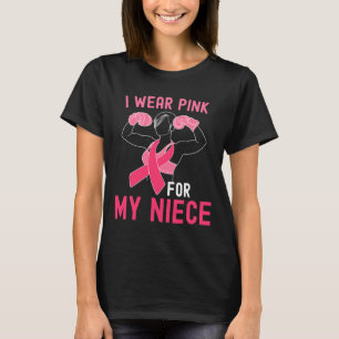 Camiseta Me pongo rosa por mi sobrina - Apoyo al cáncer de 
