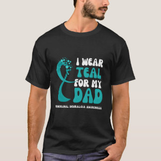 Camiseta Me pongo teal por la conciencia de la neuralgia tr