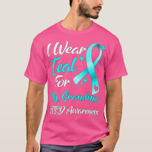 Camiseta Me Pongo Verde azulado Para Concienciar A Mi Abuel