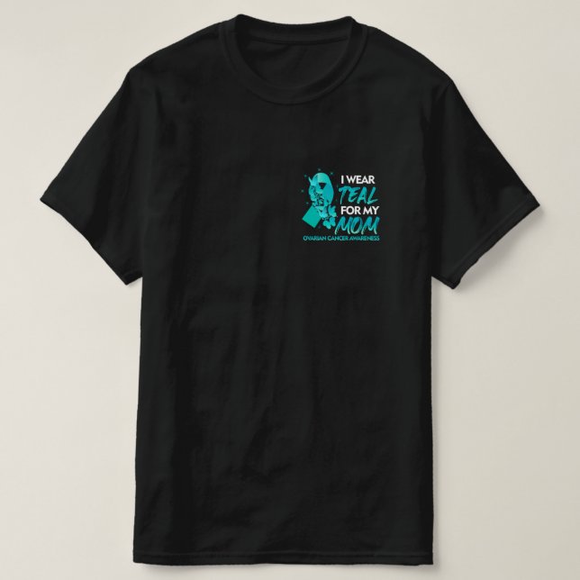Camiseta Me Pongo Verde azulado Para Concienciar A Mi Mamá  (Diseño del anverso)