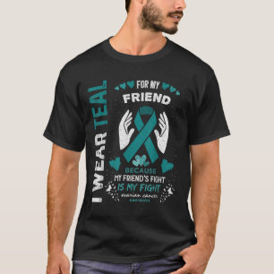Camiseta Me Pongo Verde azulado Para Mi Amigo Cinta De Cánc