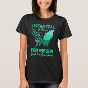 Camiseta Me pongo verde azulado por el síndrome de ovario p