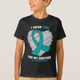 Camiseta Me Pongo Verde azulado Por El Síndrome De Tourette